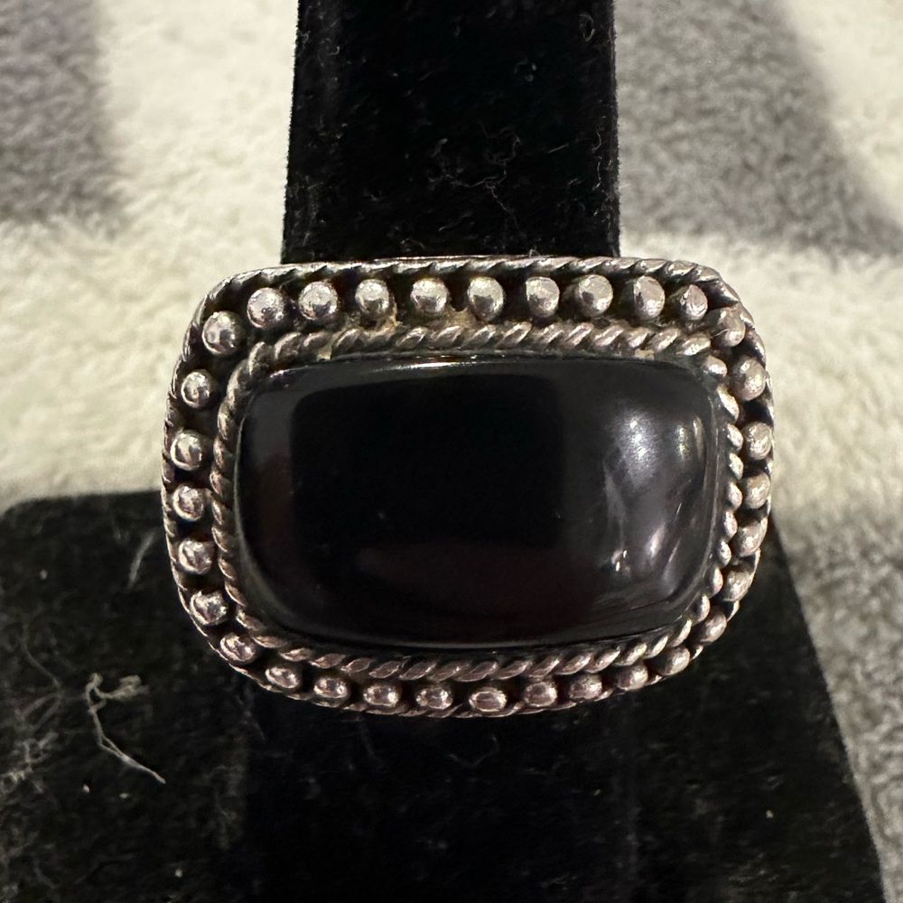 Silpada Black Onyx ring